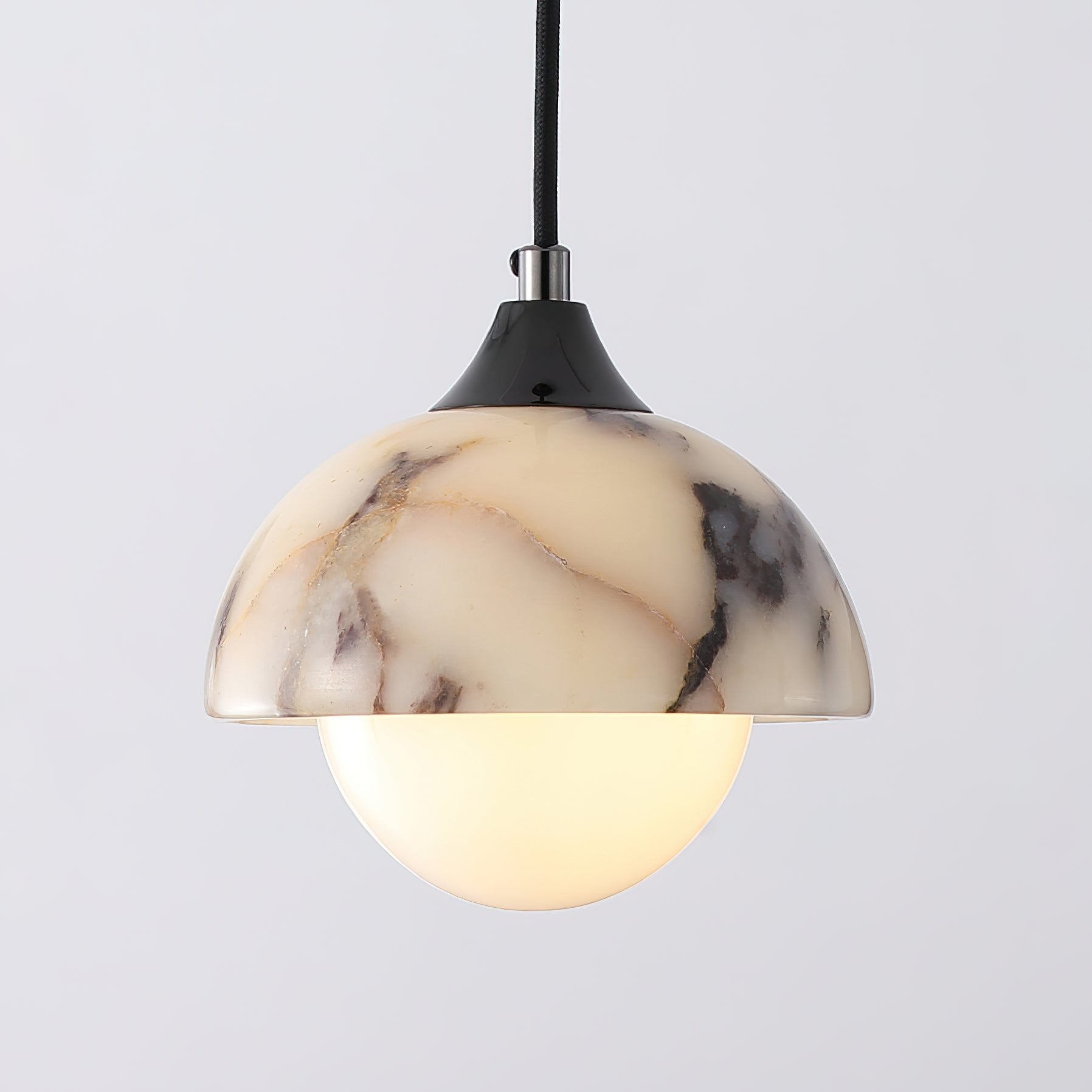 Yrvuvys Modern Minimalist Marble Pendant Lamp - Lamp Copper