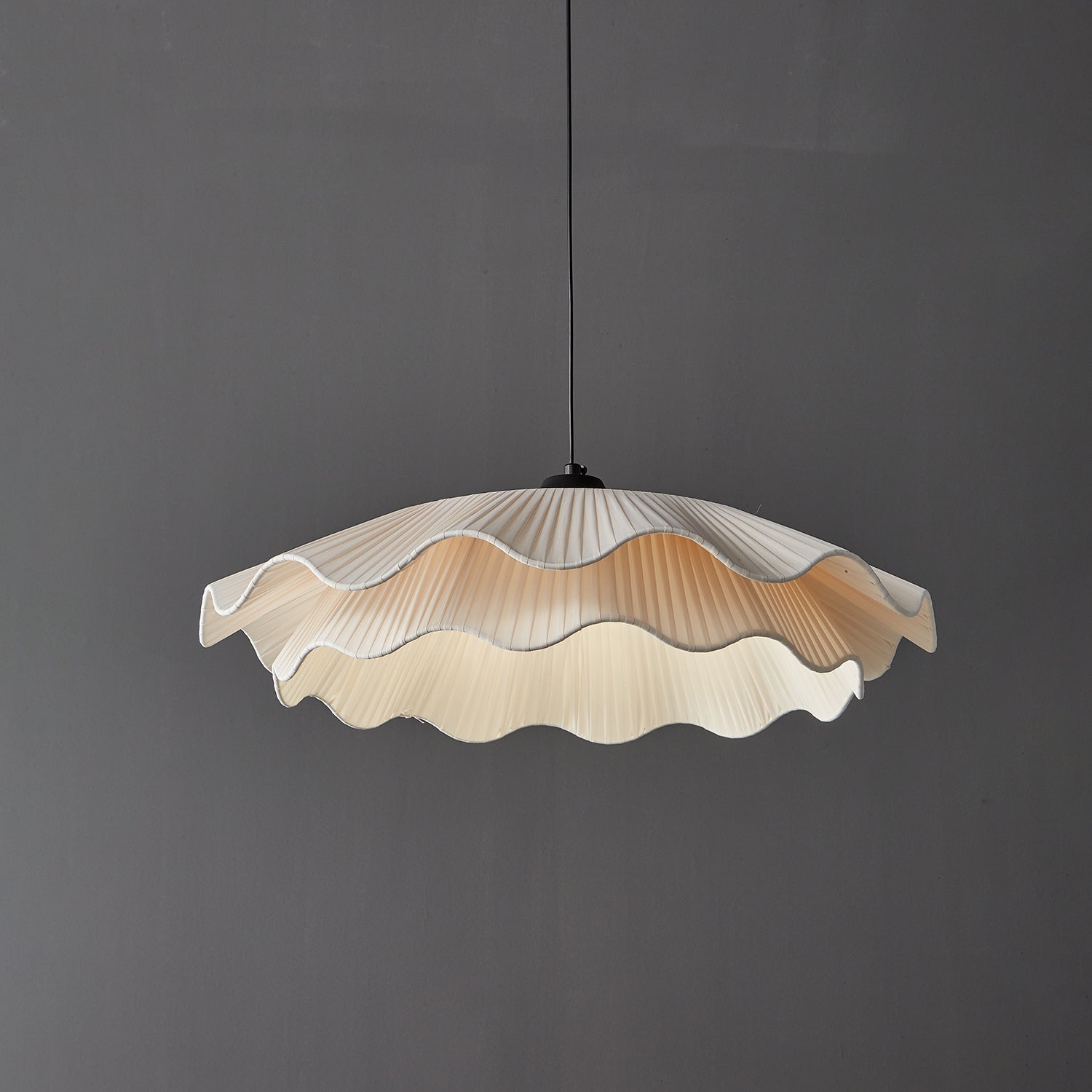 Arwen Fabric Wave Pendant Lamp - Letslighting