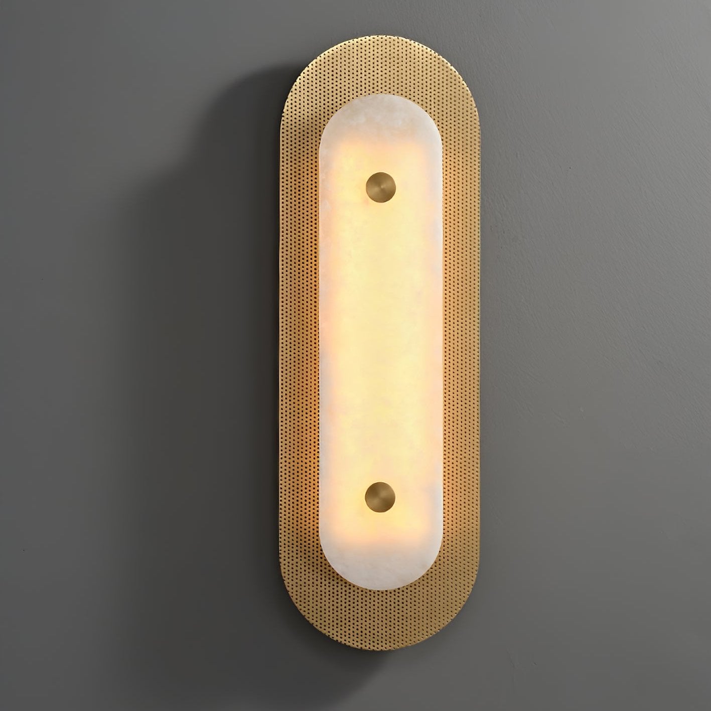 Celaeeth Oval Alabaster Wall Light - Letslighting