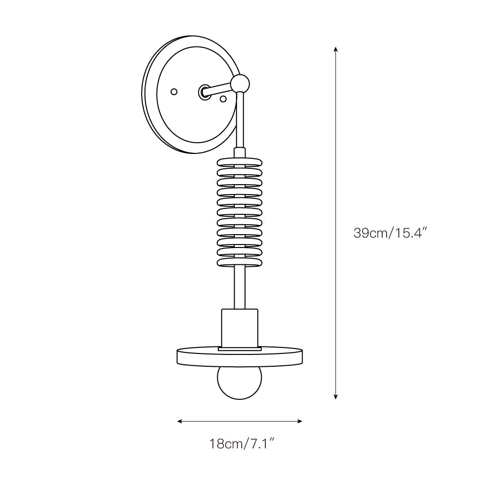 Aevuvys Elegance Unique Marble Wall Lamp - Lamp Copper