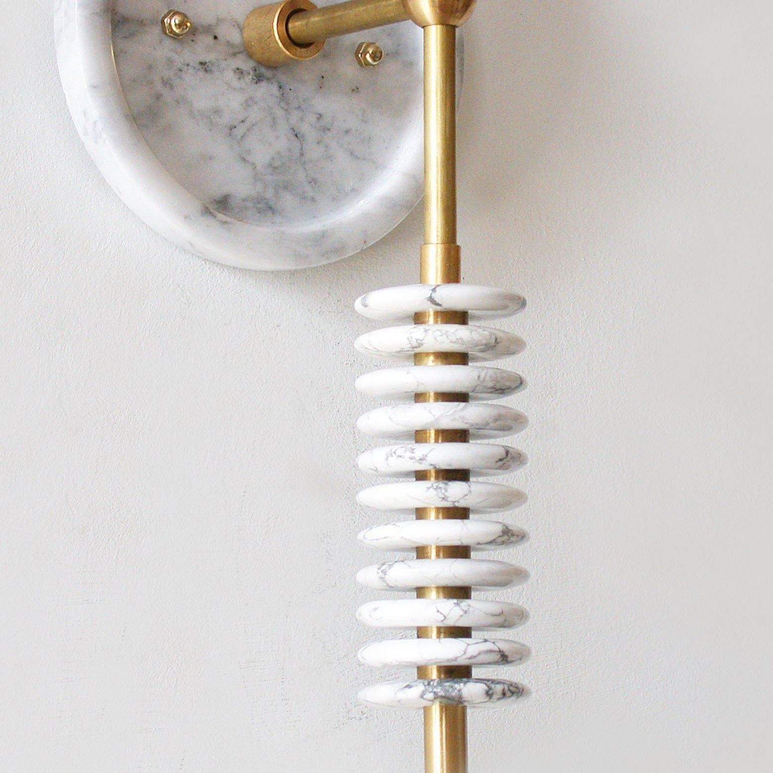 Aevuvys Elegance Unique Marble Wall Lamp - Lamp Copper