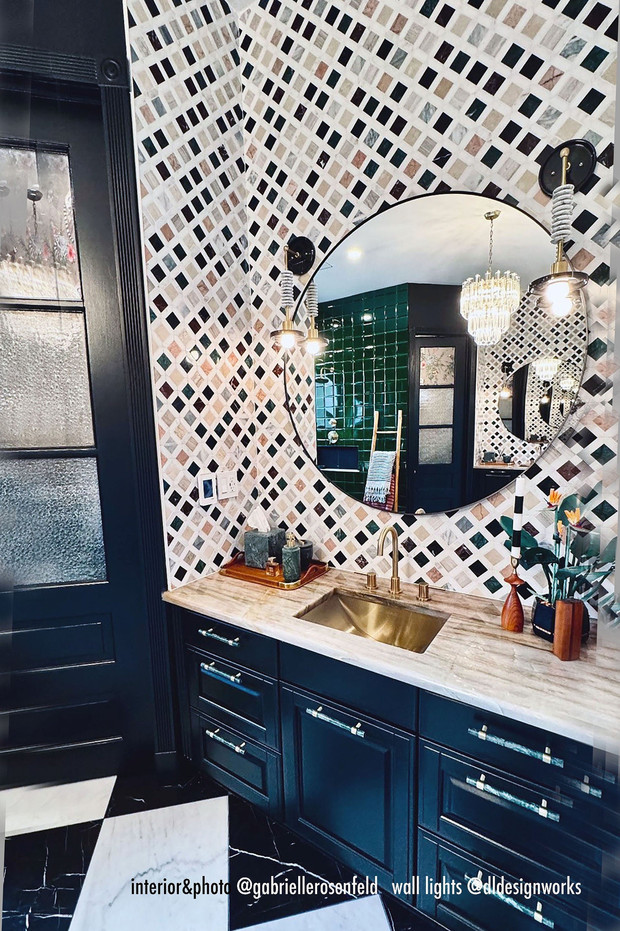 Aevuvys Elegance Unique Marble Wall Lamp - Lamp Copper