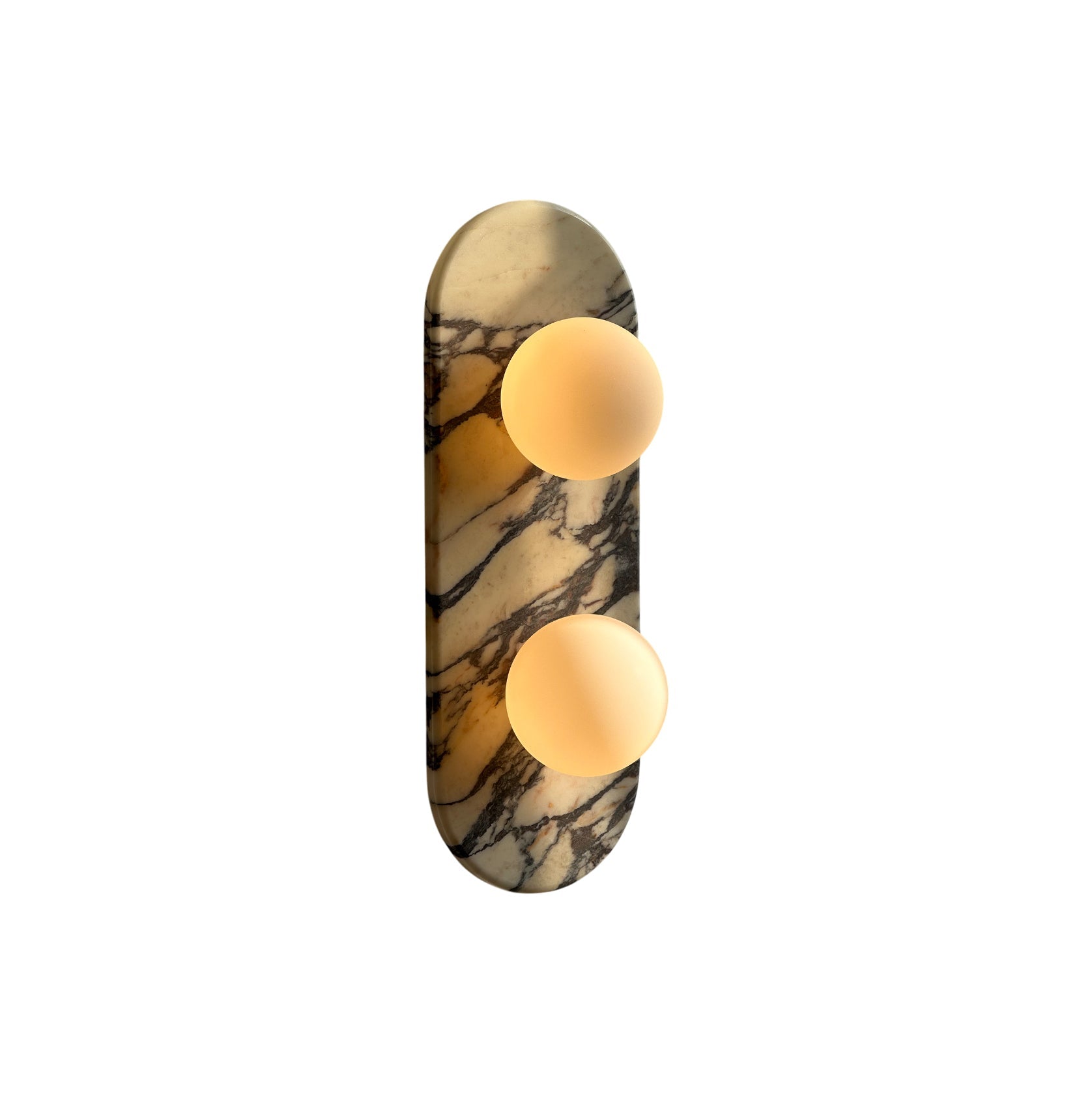 Alvuvyo Elegance Modern Marble Wall Lamp - Lamp Copper