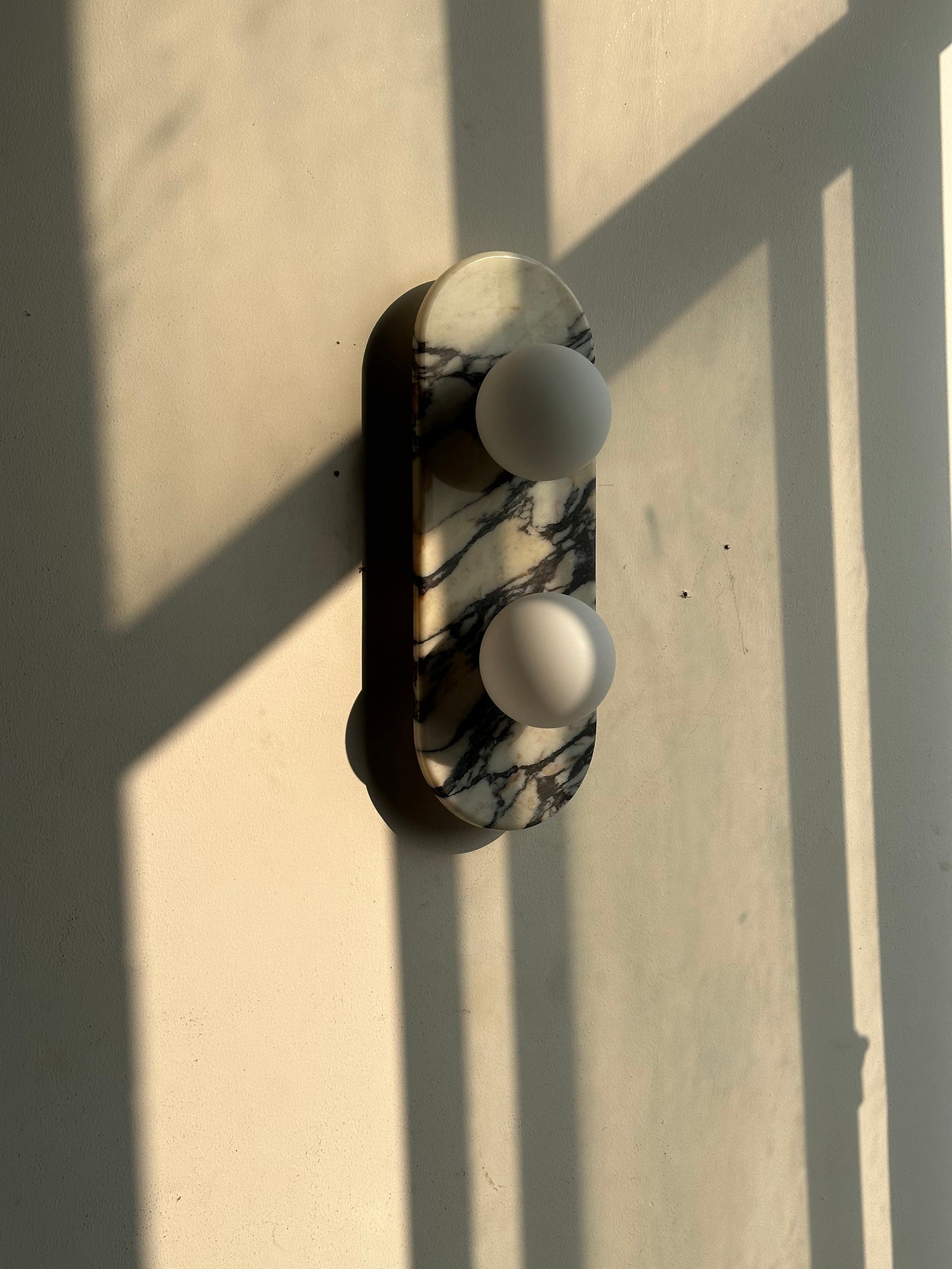 Alvuvyo Elegance Modern Marble Wall Lamp - Lamp Copper