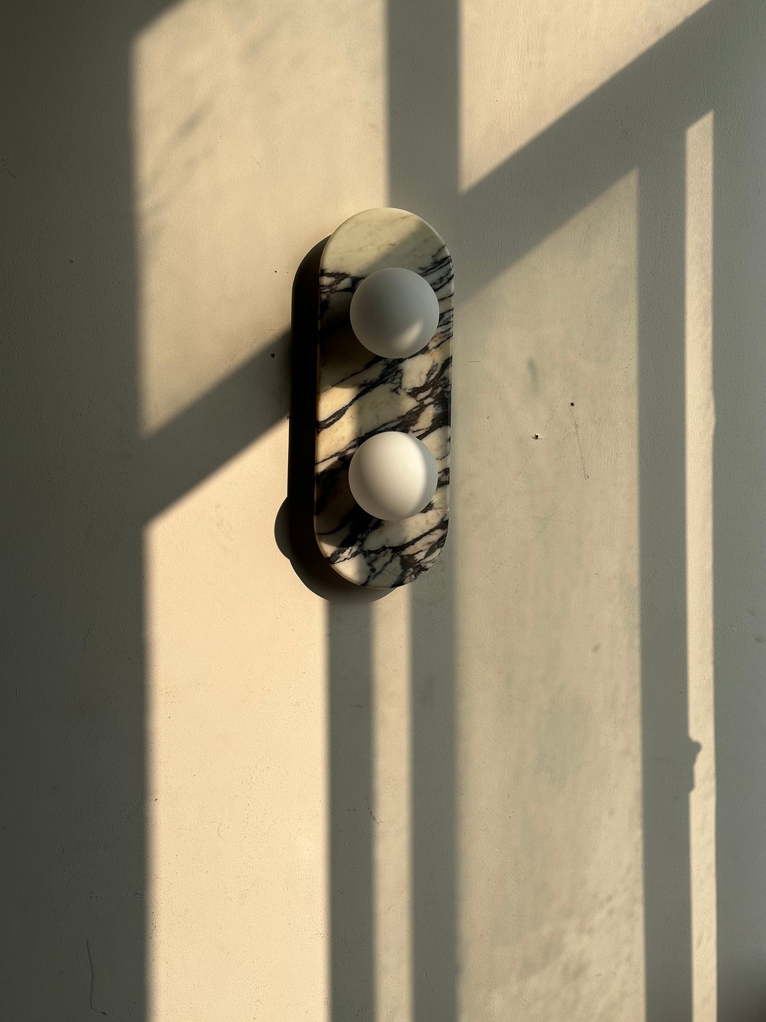 Alvuvyo Elegance Modern Marble Wall Lamp - Lamp Copper