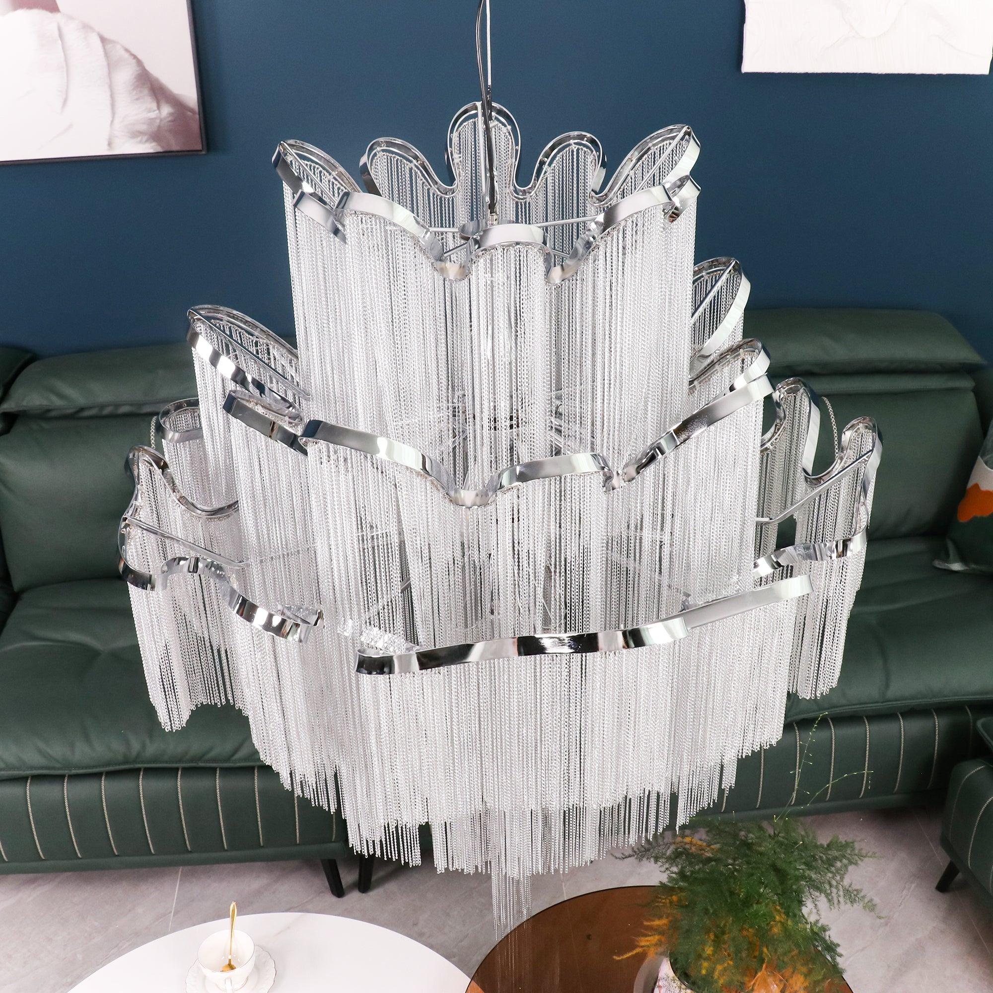 Stream Chain Chandelier - Letslighting