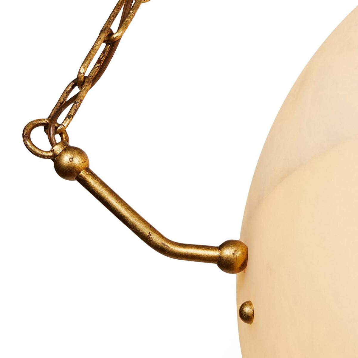 Himinuvys Modern Dimmable Minimalist Alabaster Pendant Lamp - Lamp Copper