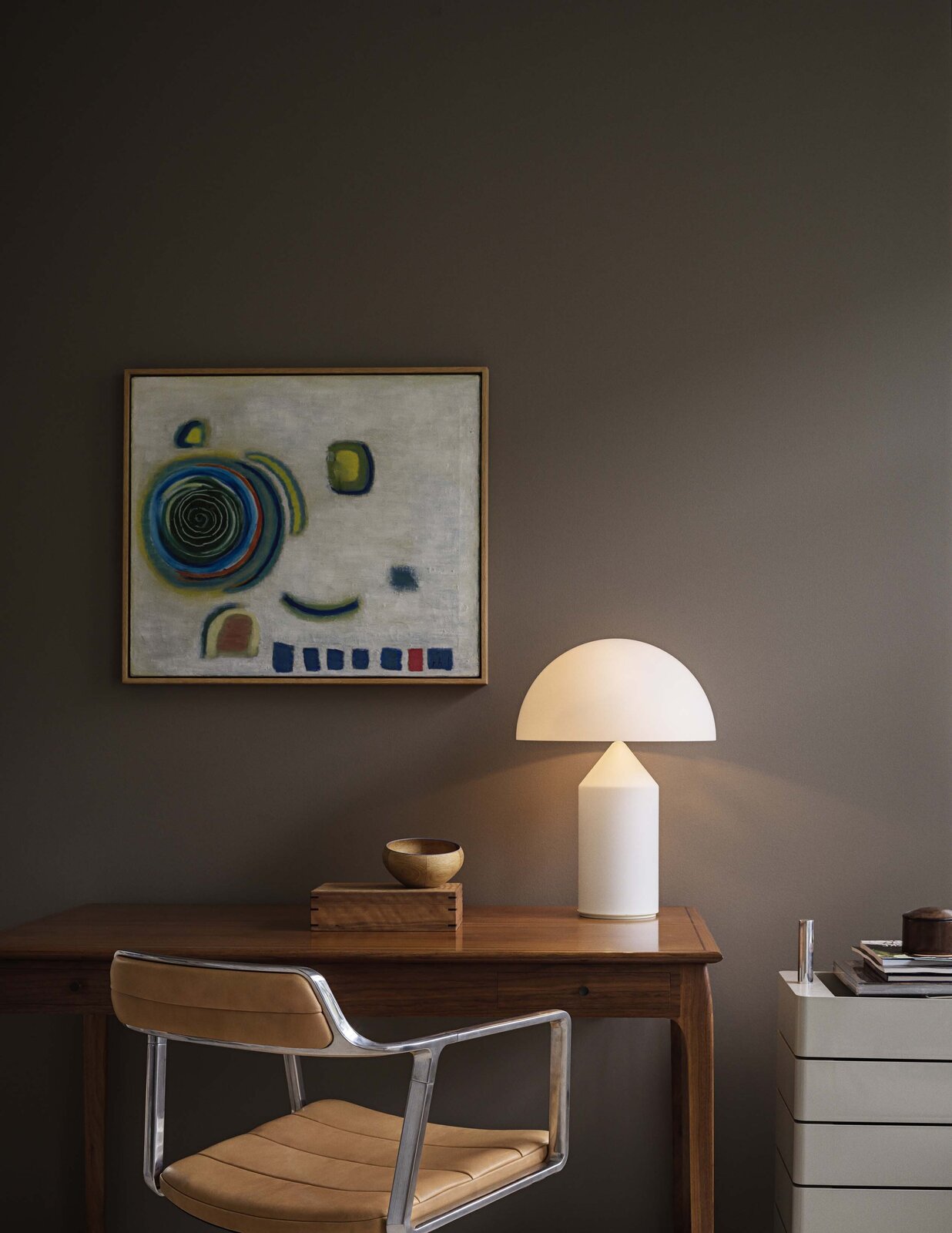 Atollo Glass Table Lamp - Lamp Copper