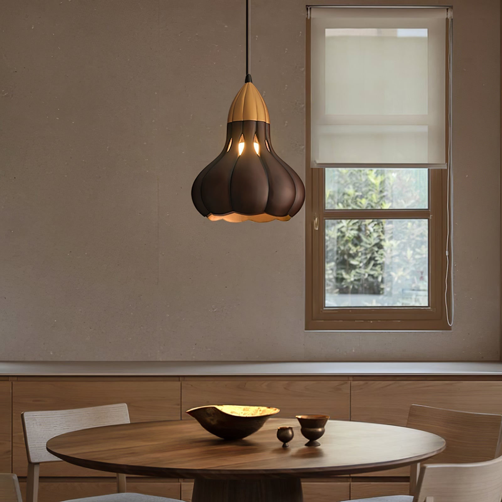 Arraeion Individual Creativity Wood Metal Pendant Lamp - Letslighting