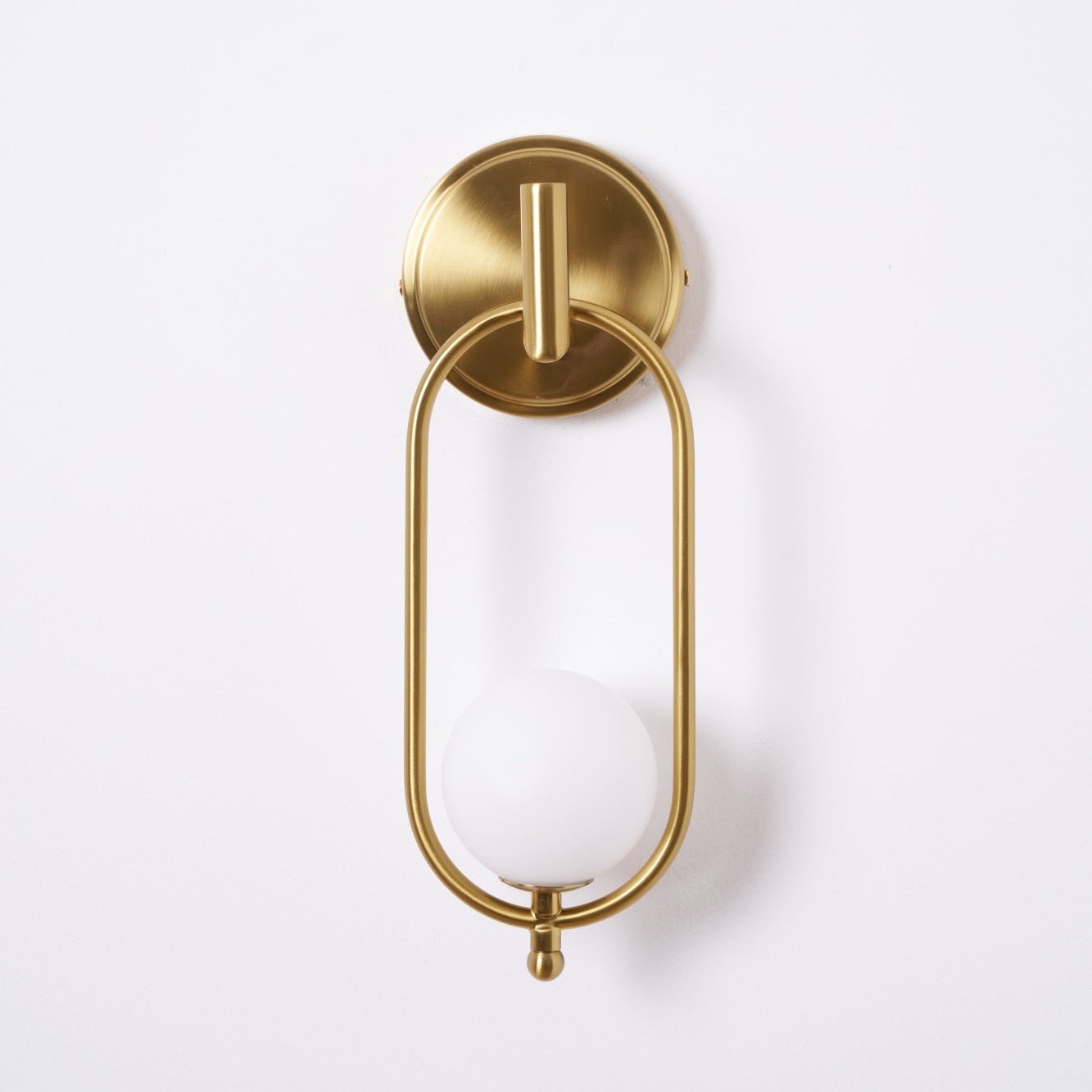 Cumirisra Modern Minimalist Brass Glass Wall Light - Letslighting
