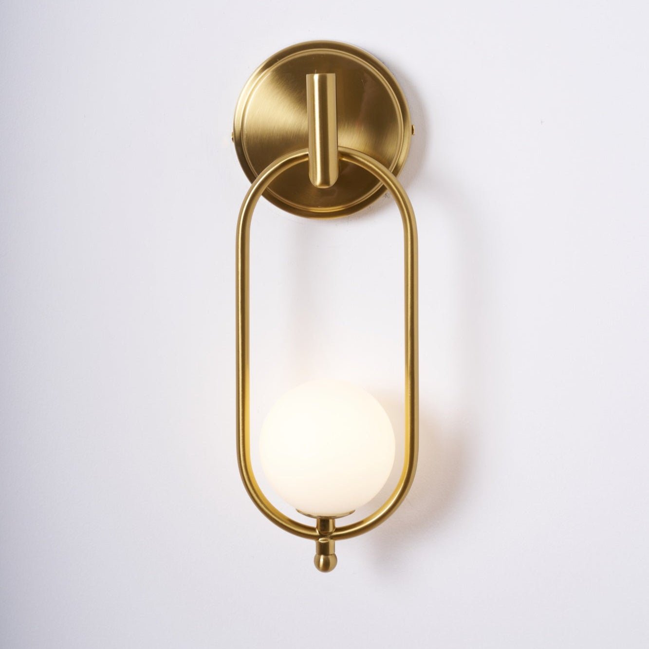 Cumirisra Modern Minimalist Brass Glass Wall Light - Letslighting