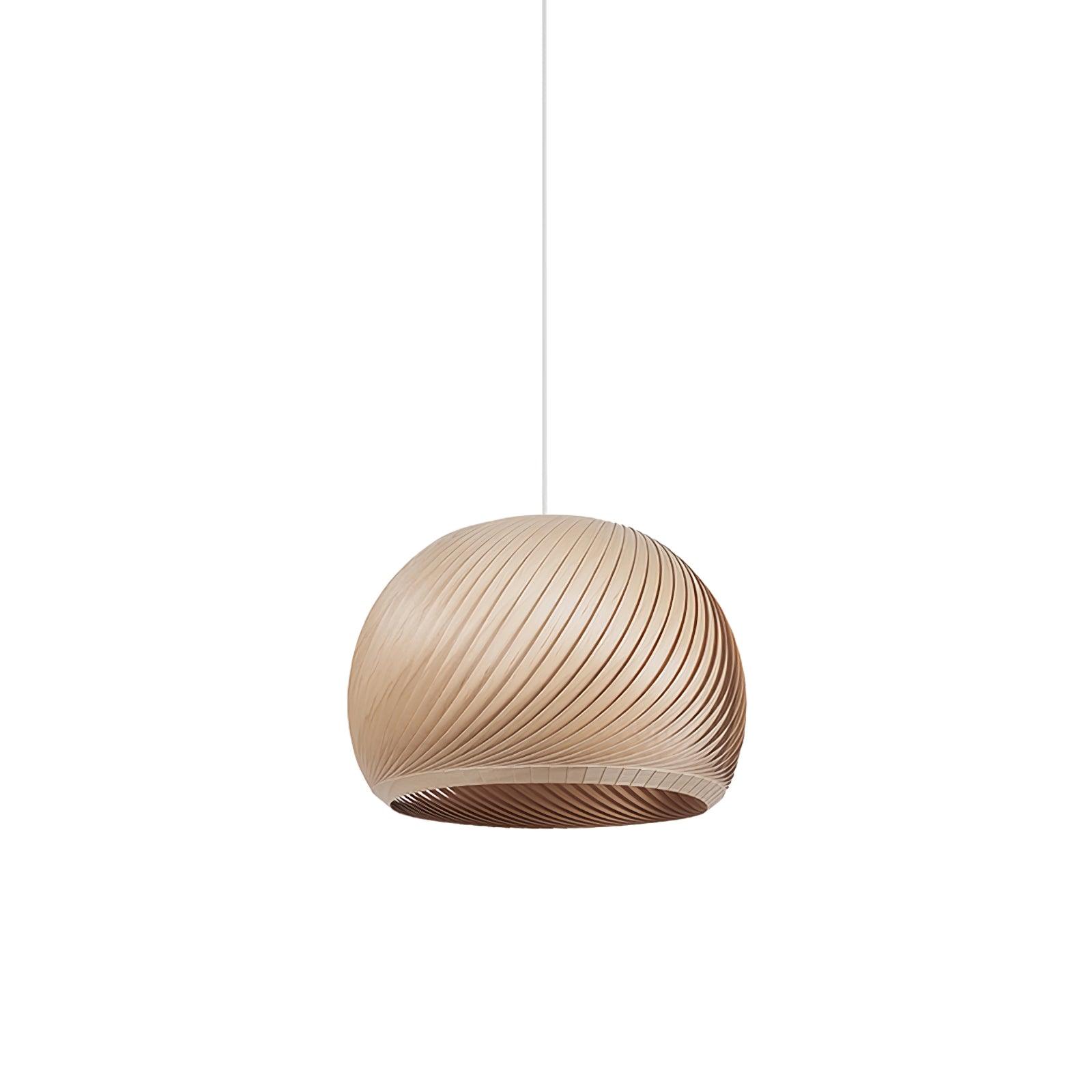 Spiral Vintage Wood Pendant Lamp - Letslighting