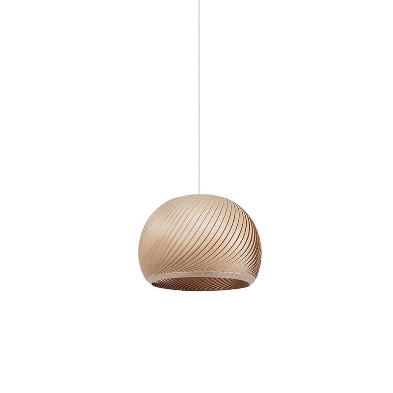 Spiral Vintage Wood Pendant Lamp - Letslighting
