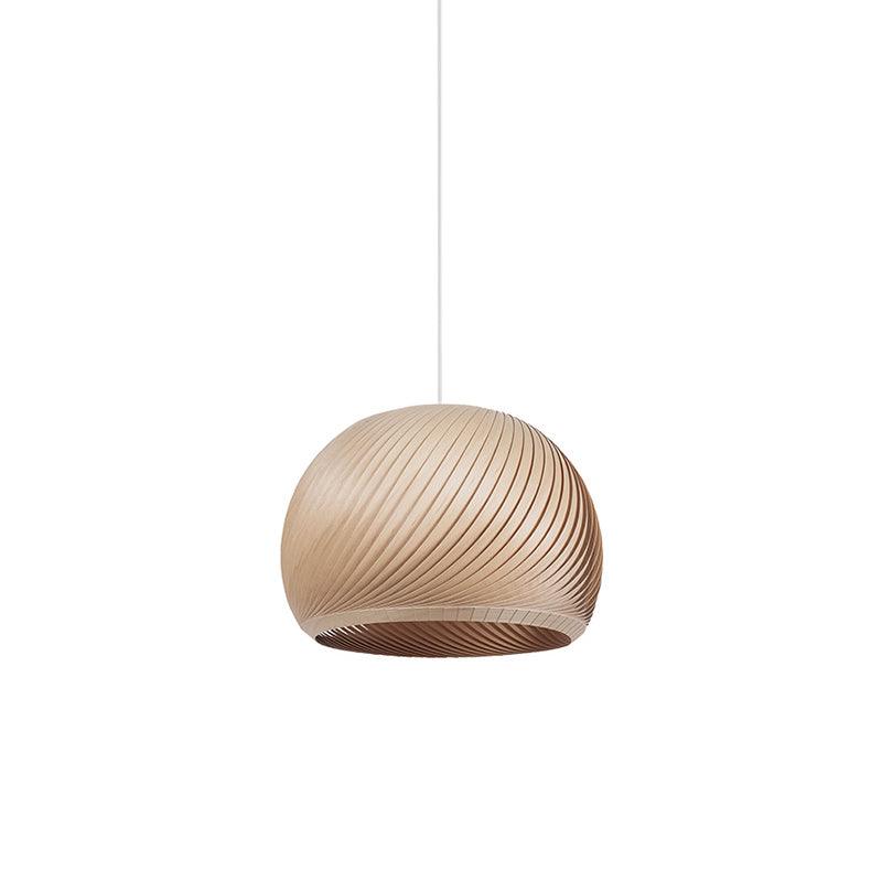Spiral Vintage Wood Pendant Lamp - Letslighting