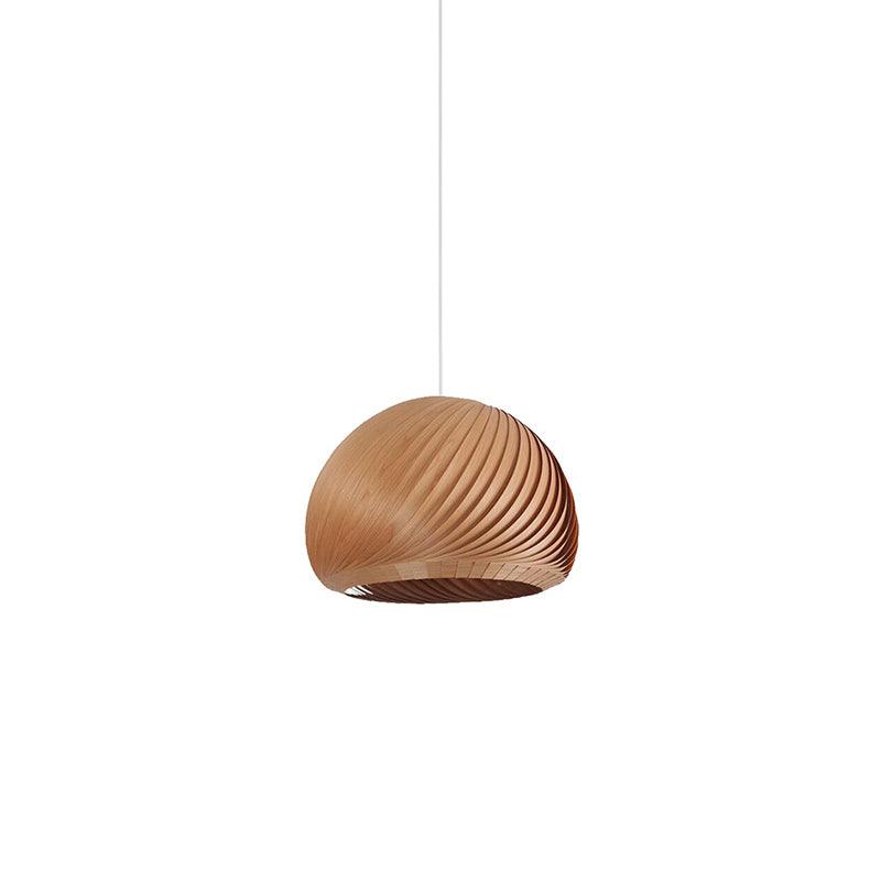 Spiral Vintage Wood Pendant Lamp - Letslighting