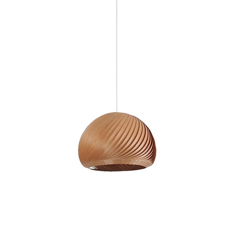 Spiral Vintage Wood Pendant Lamp - Letslighting
