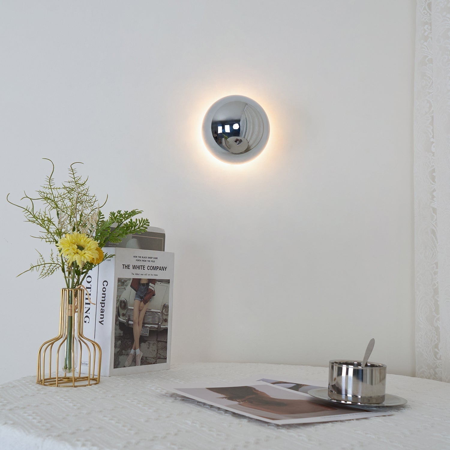Aurum Sphere Wall Sconce - Letslighting