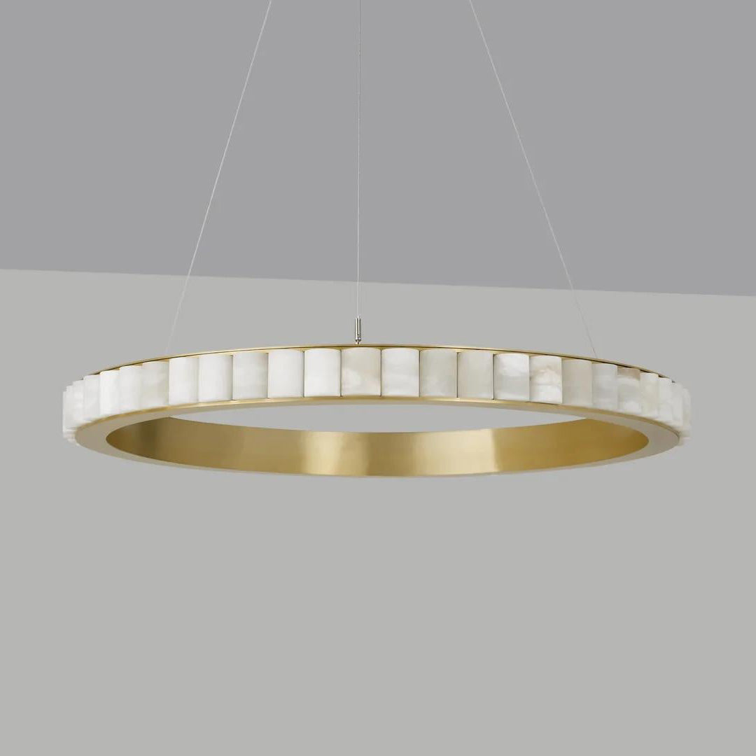 Sifuvyh Postmodern Luxury Stainless Alabaster Chandelier - Lamp Copper