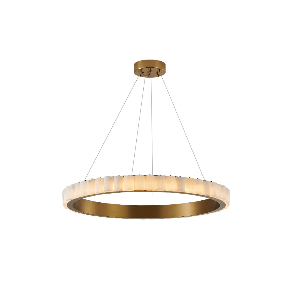 Sifuvyh Postmodern Luxury Stainless Alabaster Chandelier - Lamp Copper