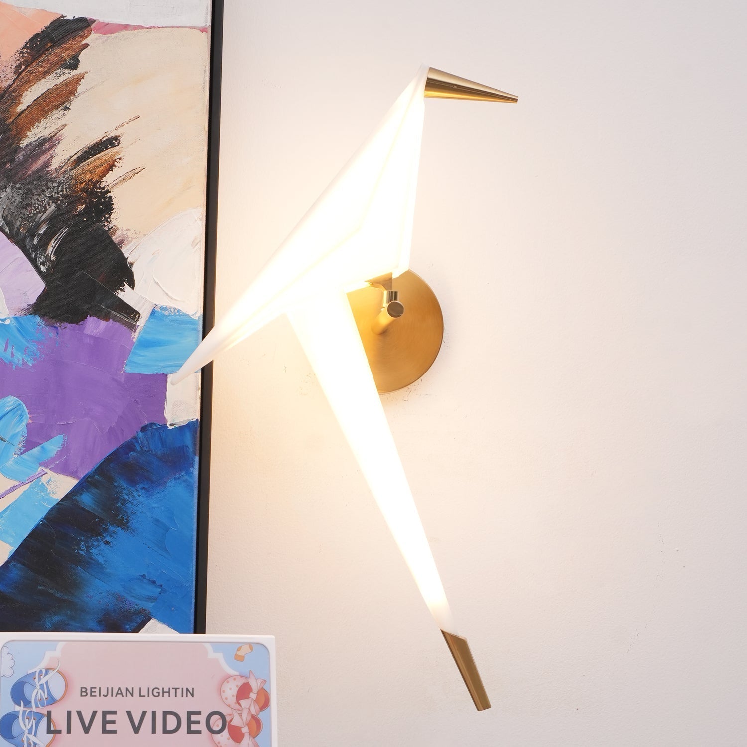Paper Crane Wall Lamp - Letslighting
