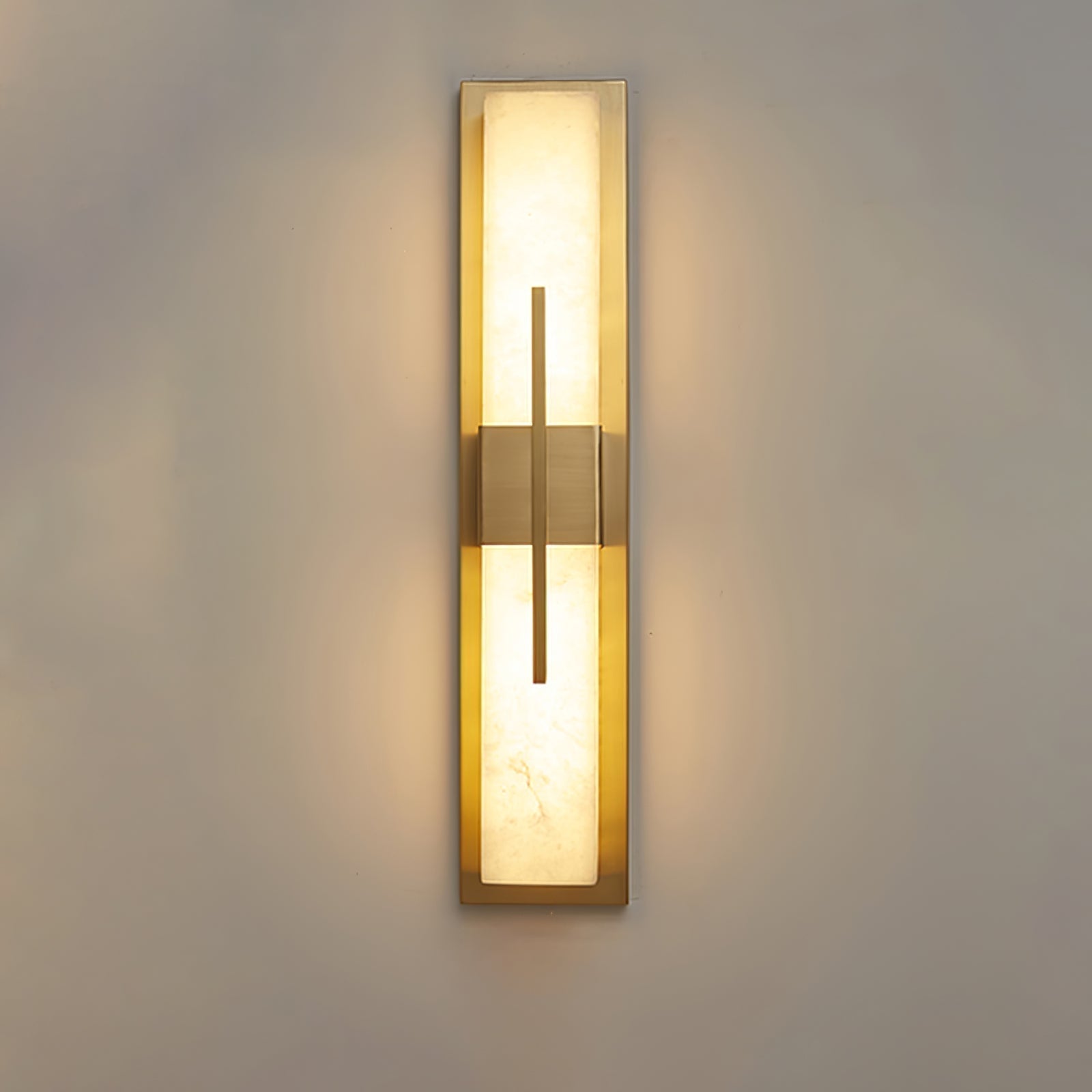 Lylirel Rectangular Alabaster Wall Light - Letslighting