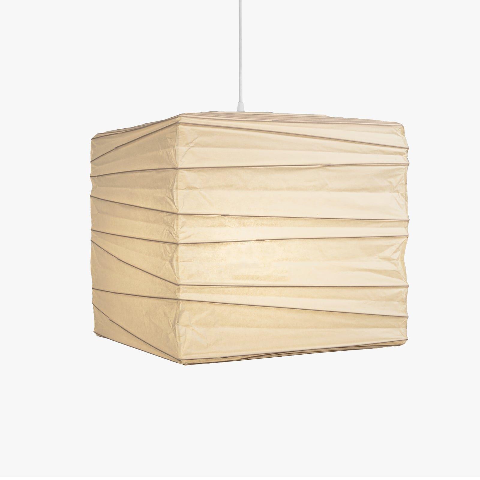 Ayla Paper Cube Pendant Lamp - Letslighting