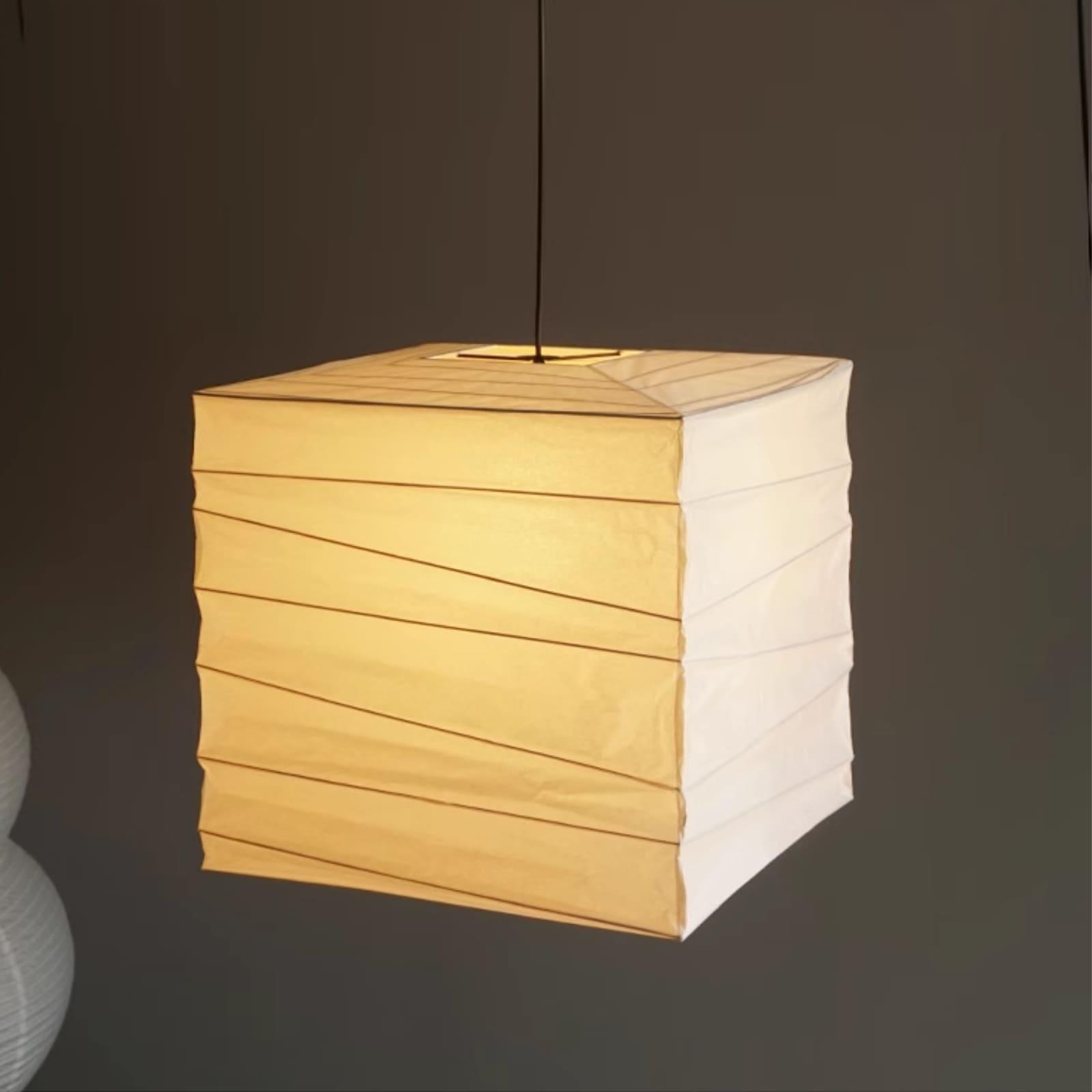Ayla Paper Cube Pendant Lamp - Letslighting