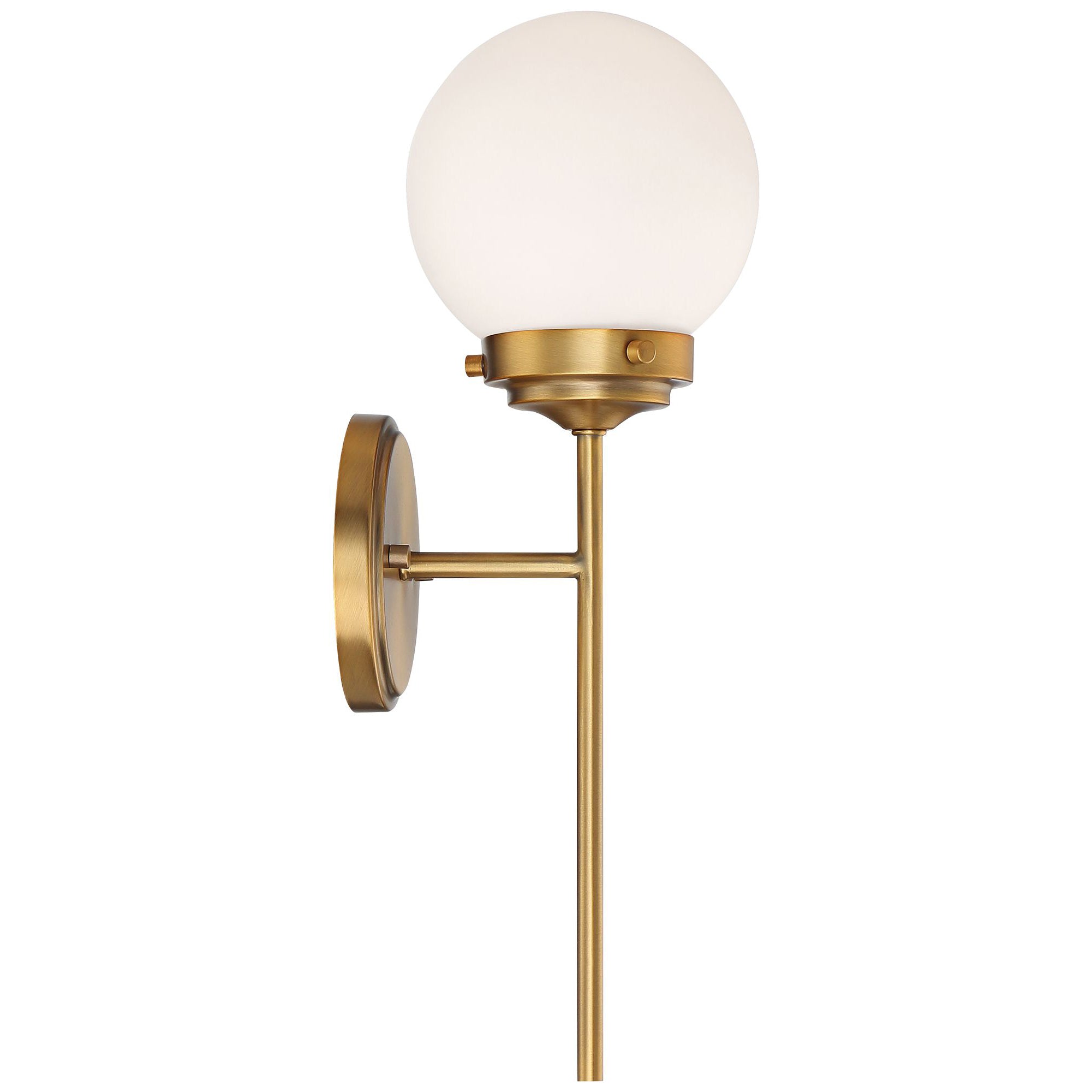 Waegnuvyh Modern Minimalist Brass Glass Wall Lamp - Lamp Copper