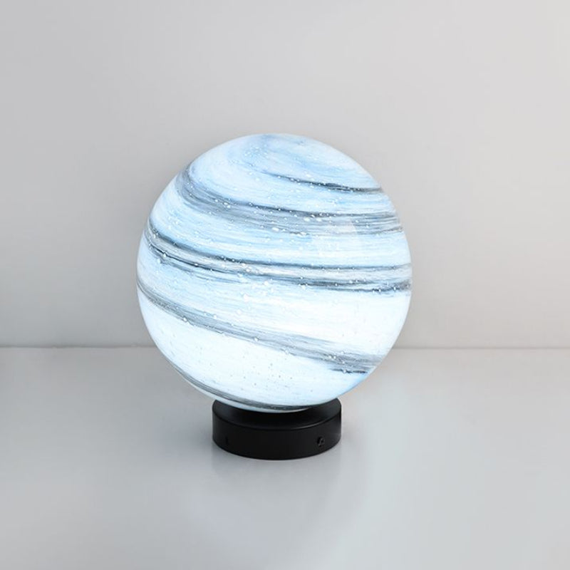 Ray Decorativa Lunar Metal Vidrio Lámpara Exterio
