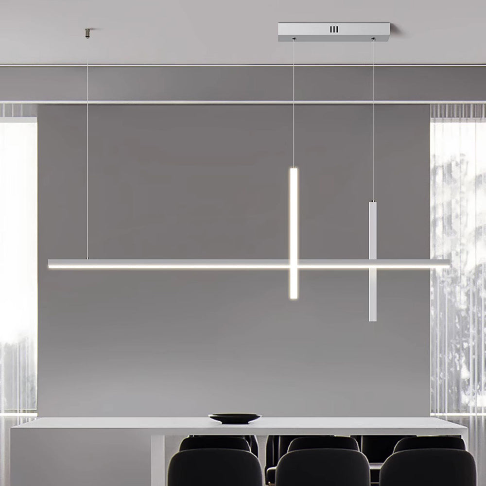 Arisha Moderno Lámpara Colgante Metal/Acrílico Negro/Blanco Comedor