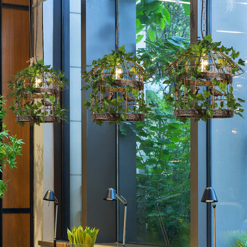Arisha Industrial LED Lámpara colgante Metal/Acrílico Comedor/Bar