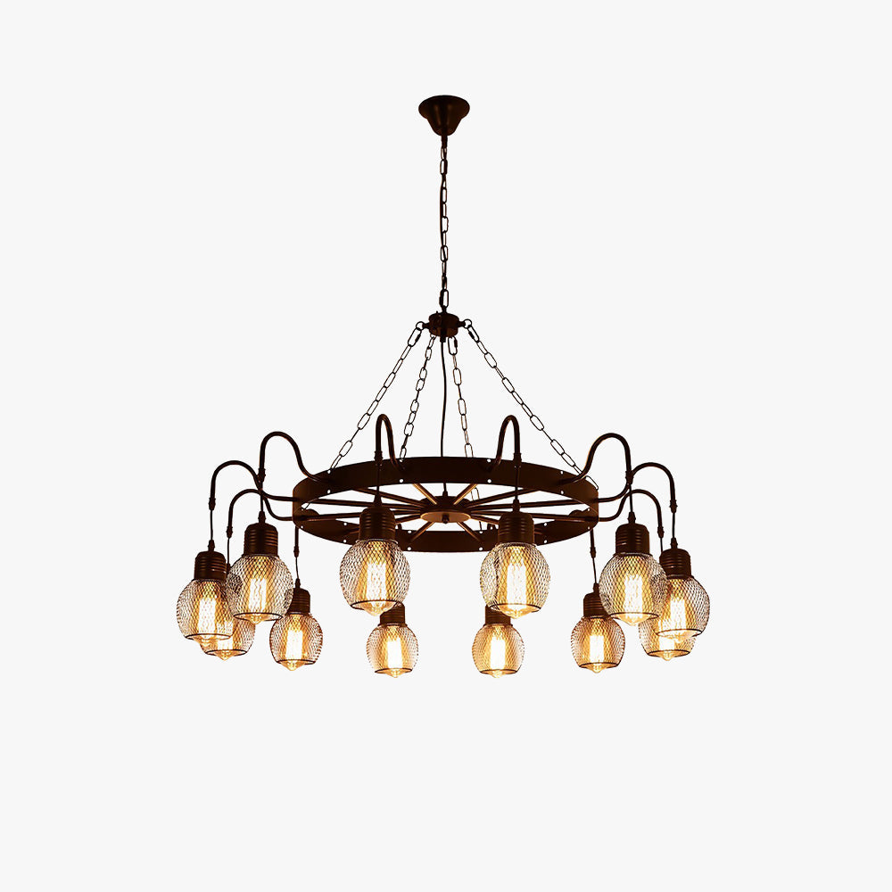 Silva Industrial LED Lámparas de araña Metal/Vidrio Comedor/Dormitorio