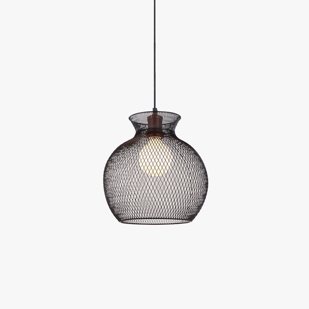 Arisha Diseñador Lámpara Colgante Metal Negro Salón/Dormitorio