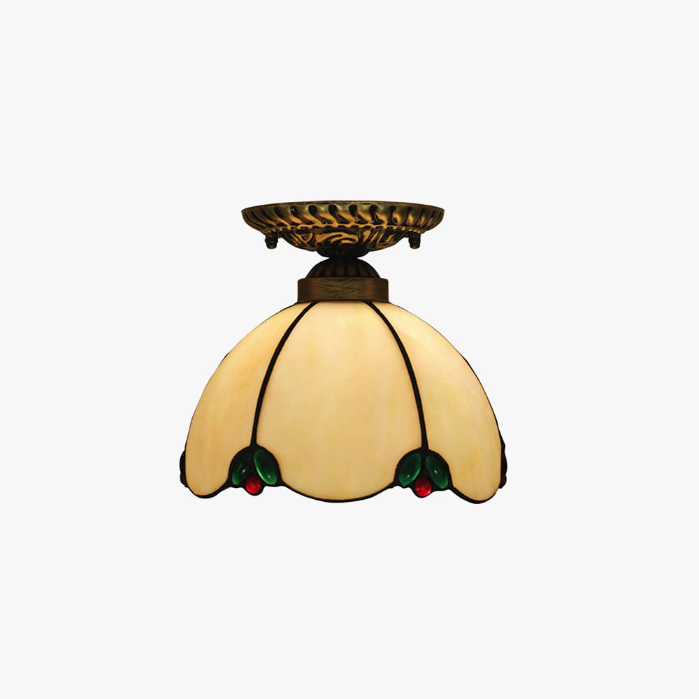Tiffany Vintage LED Plafón Metal/Vidrio Salón/Dormitorio/Comedor