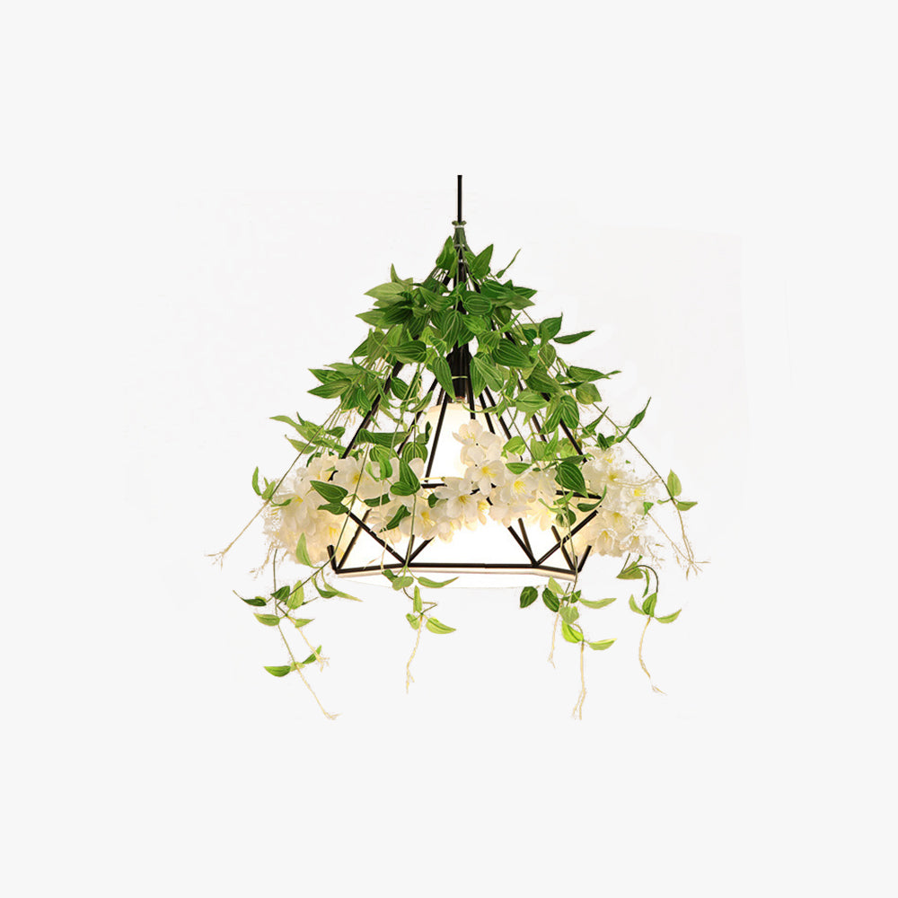 Arisha Moderno Flores LED Lámpara Colgante Metal Salón