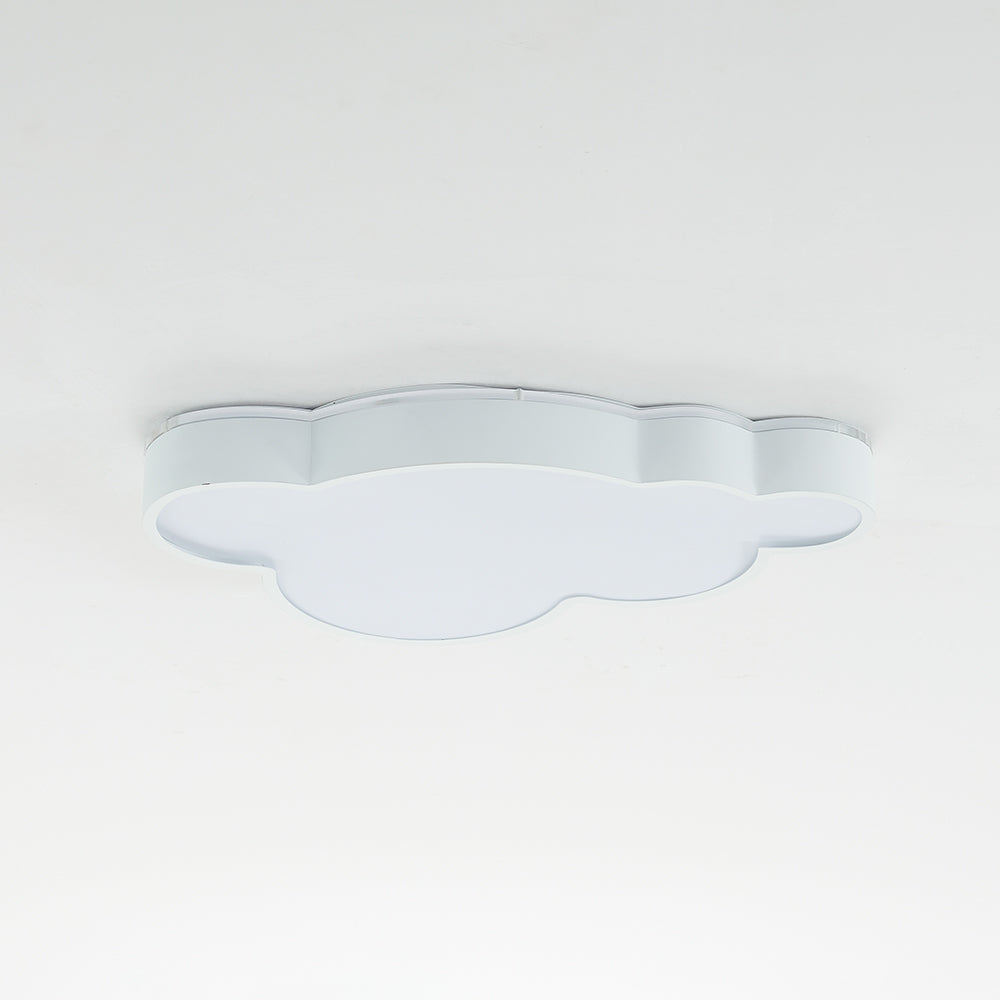 Arisha Moderna Decorativa Nube Metal Lámpara de Techo Blanca