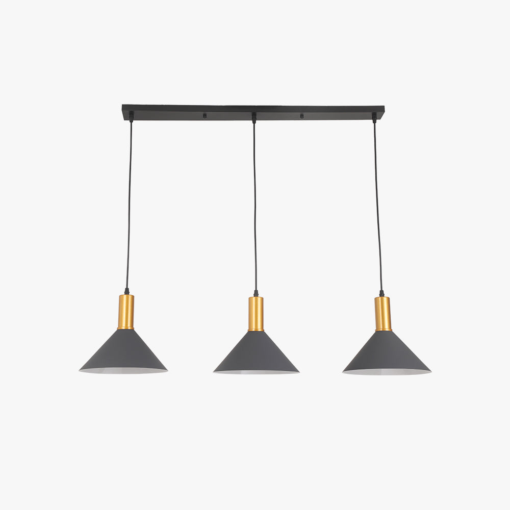 Arisha Nórdica Moderna Minimalista Metal Lámpara Colgante Negra