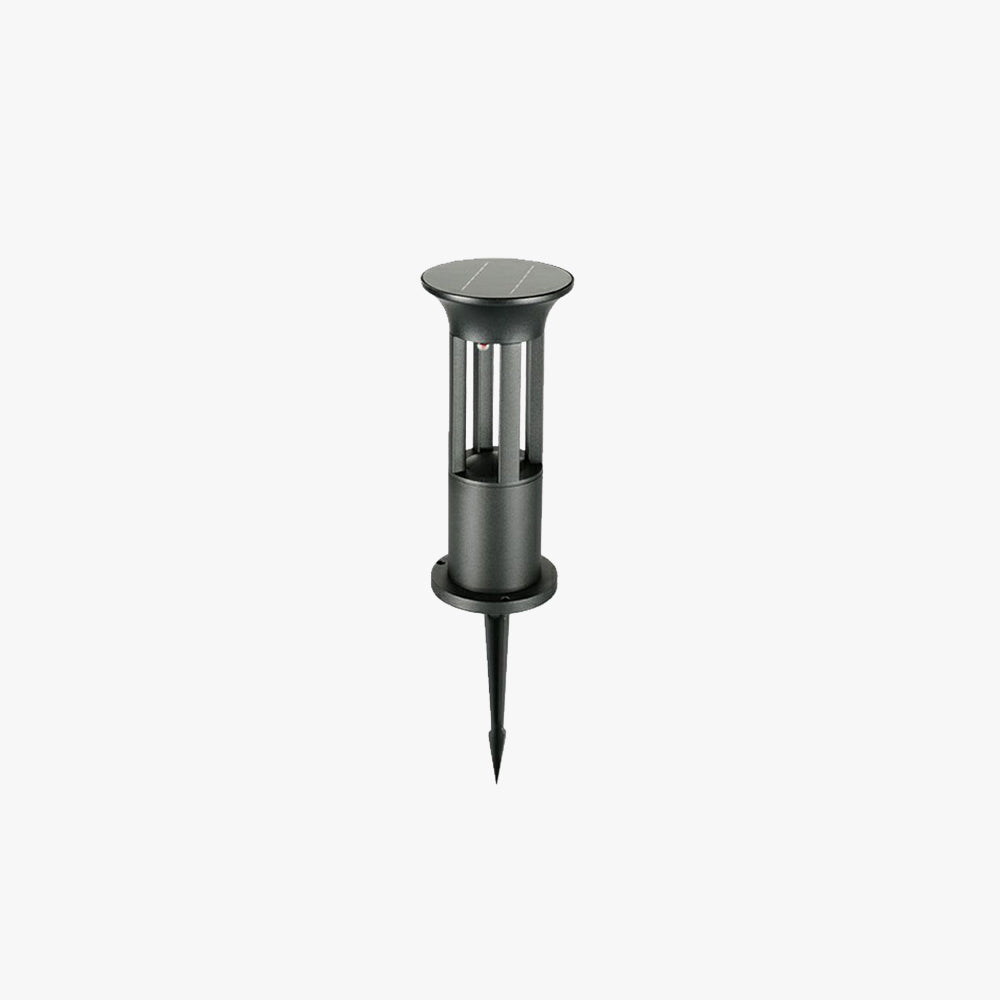 Ray Moderna Lámpara de Pie Exterior Cilíndrica Metal