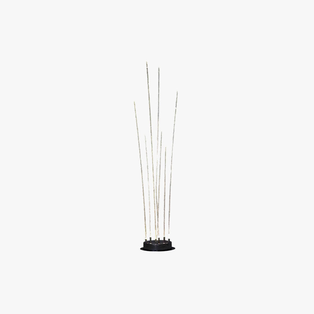 Ray Lámpara de Pie Exterior LED Fibra Óptica Metal Patio