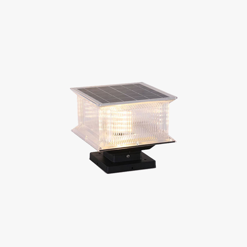 Ray Moderno Lámpara Exterior LED Cuboide Metal Patio