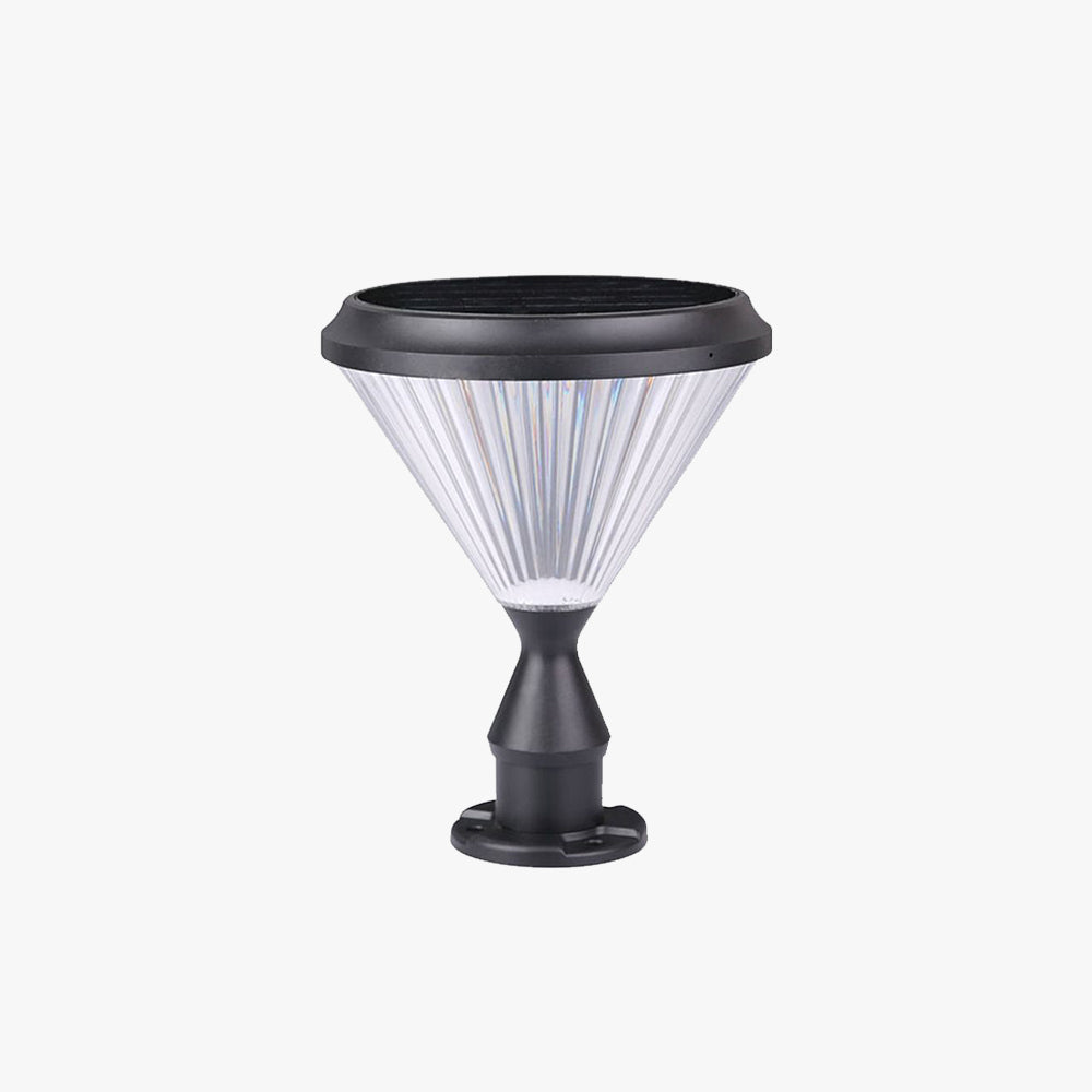Ray Moderno Lámpara Exterior Diamante Metal Acrílico Patio