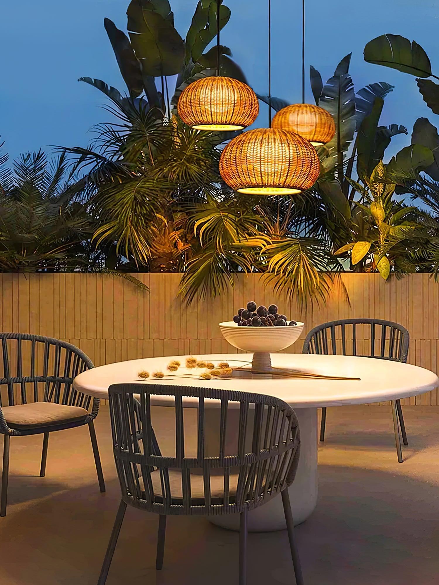 Adam Vintage Bamboo Pendant Light - Letslighting