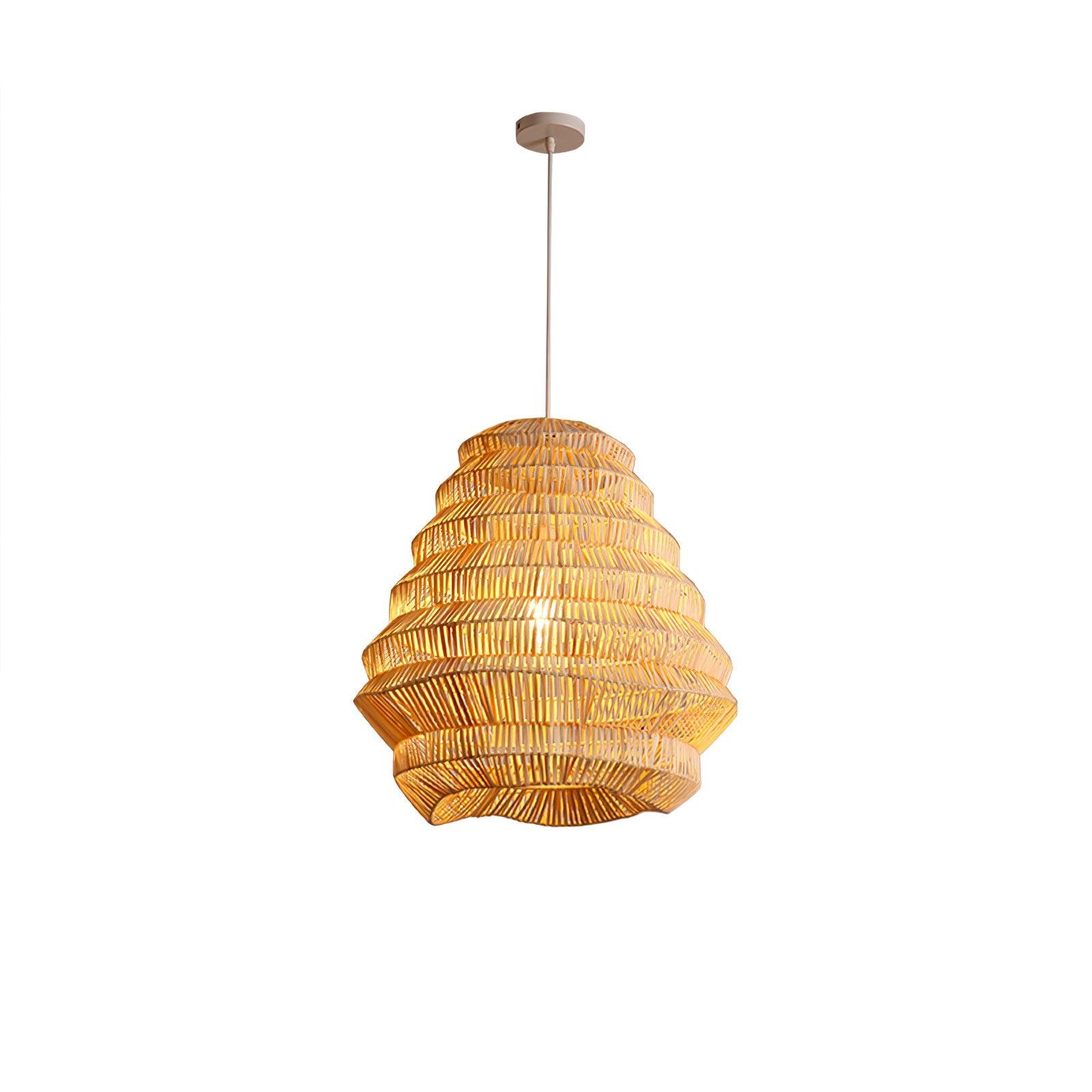 Bamboo Spiral Pendant Lamp - Letslighting