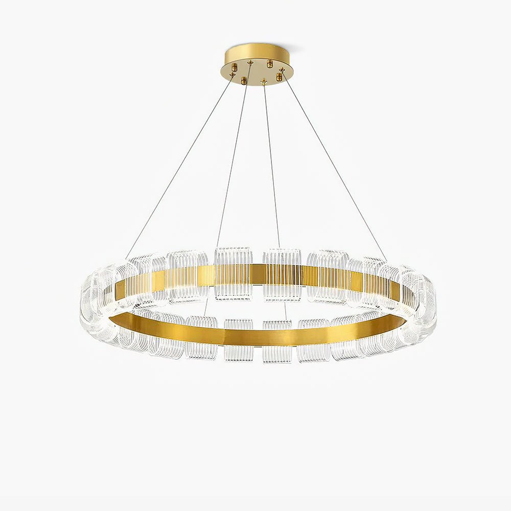 Abrahamson Modern Minimalist Luxury Bangle Metal Chandelier - Letslighting