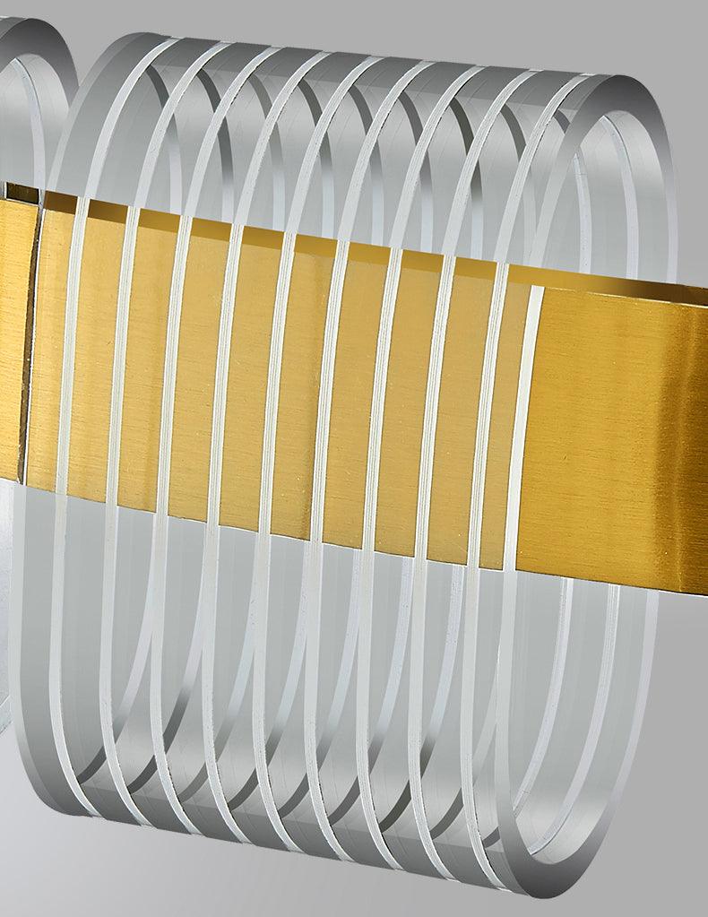 Abrahamson Modern Minimalist Luxury Bangle Metal Chandelier - Letslighting