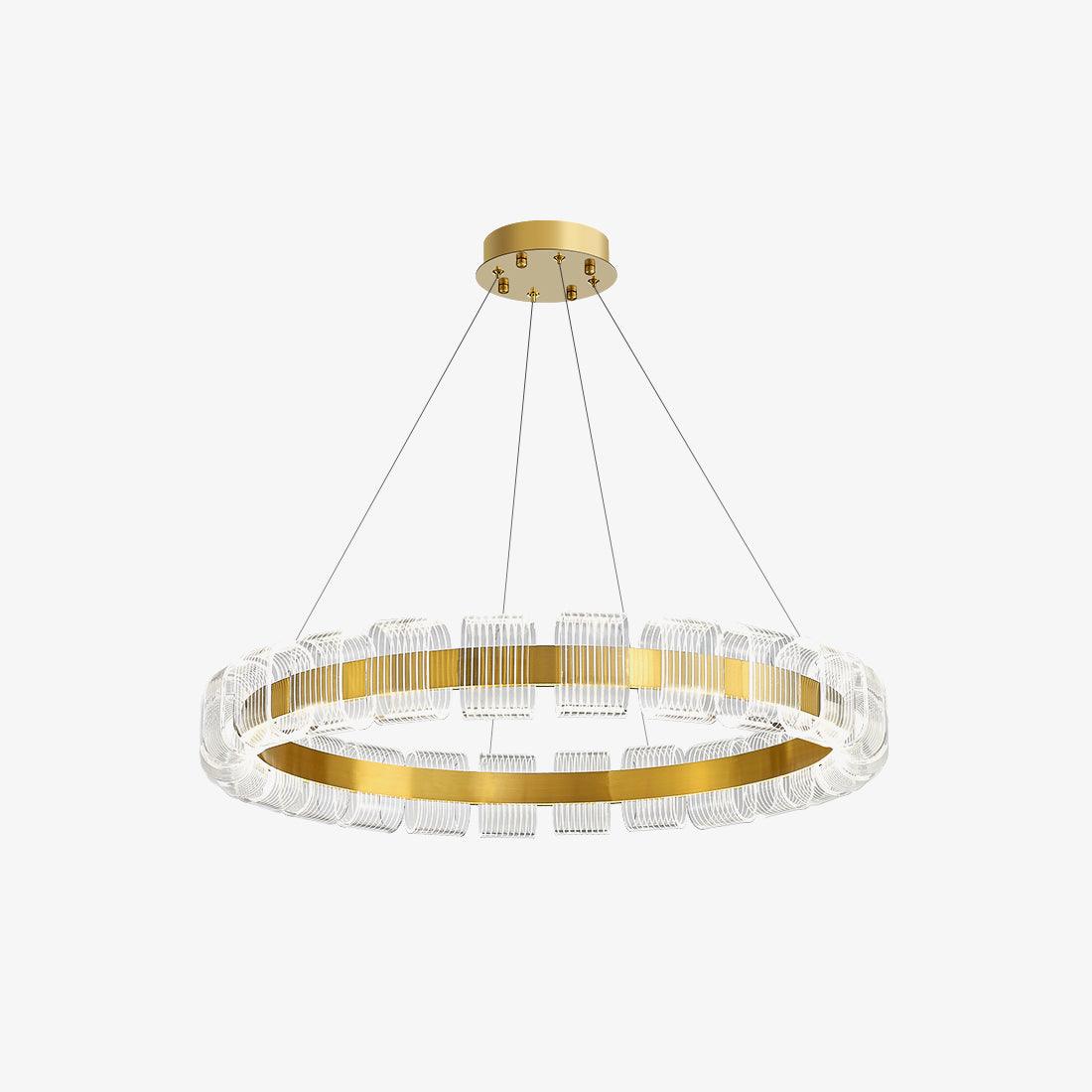 Abrahamson Modern Minimalist Luxury Bangle Metal Chandelier - Letslighting