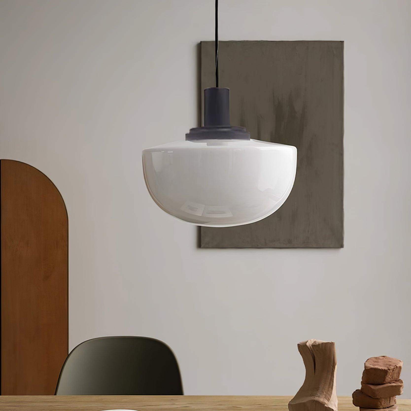 Pendant Lamp Glass Dome Metal Mount Minimalist Relax - Letslighting