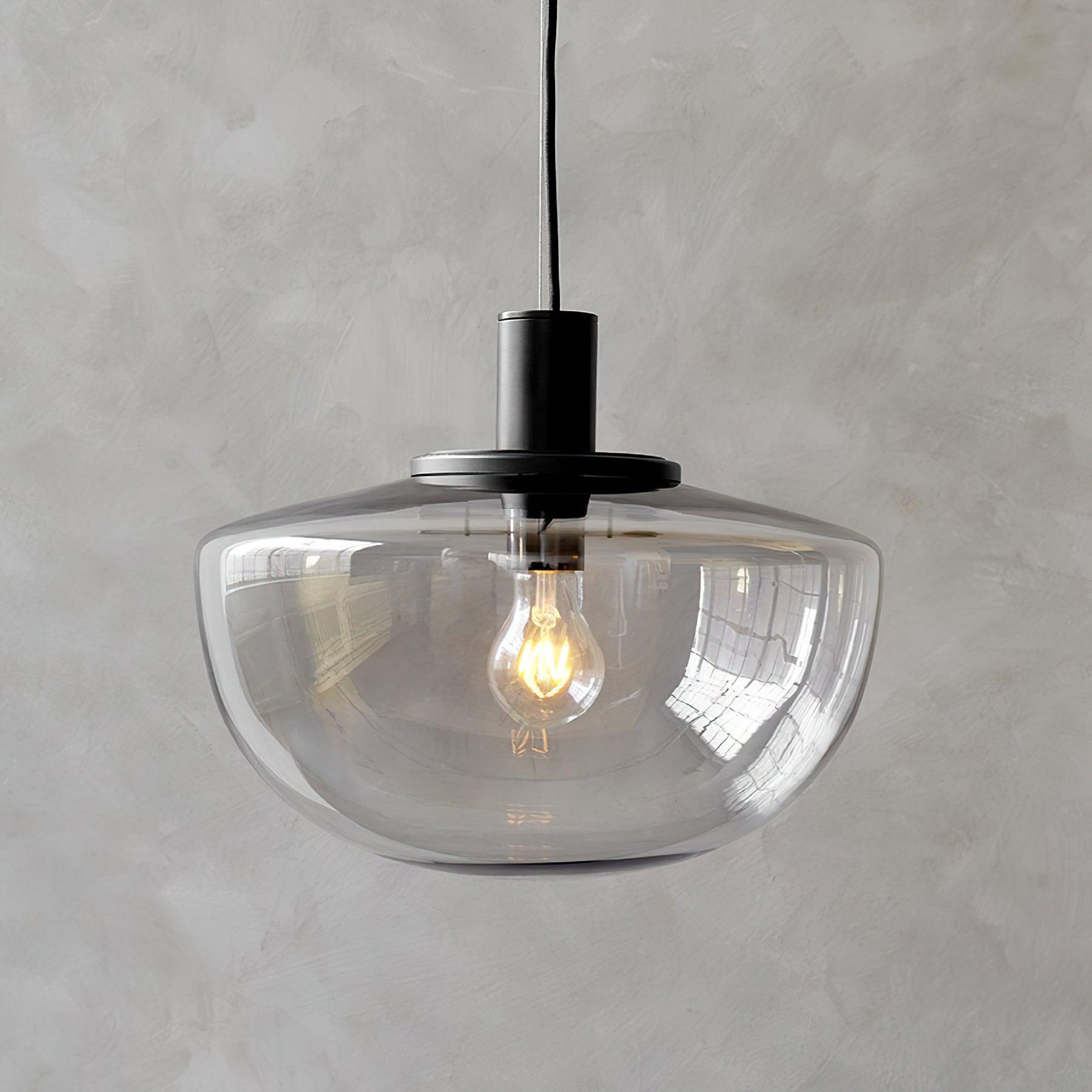 Pendant Lamp Glass Dome Metal Mount Minimalist Relax - Letslighting