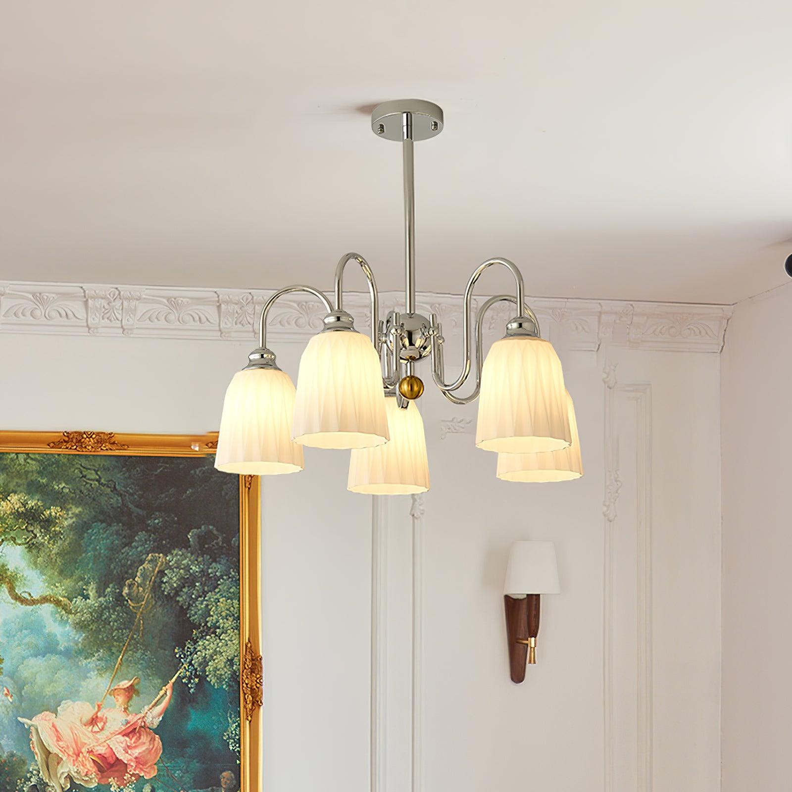 Micah Vintage Metal Chandelier - Letslighting