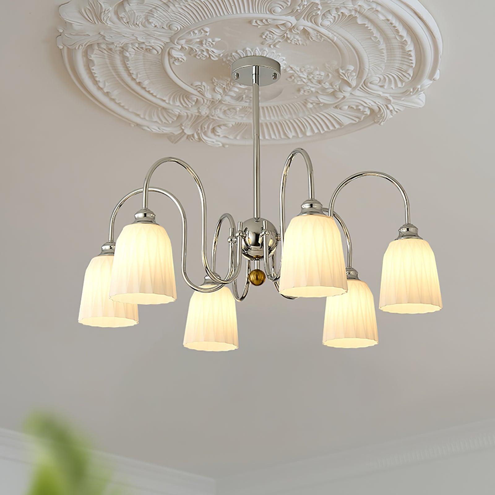 Micah Vintage Metal Chandelier - Letslighting